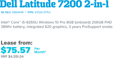 Dell Latitude 7200 2-in-1 laptop