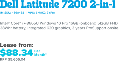 Dell Latitude 7200 2-in-1