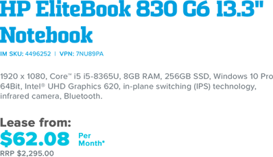 HP EliteBook 830 G6 13.3" Notebook