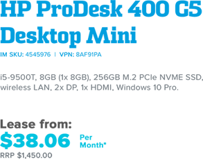HP ProDesk 400 G5 Desktop Mini