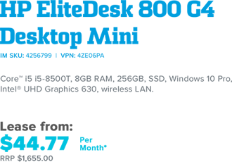 HP EliteDesk 800 G4 Desktop Mini