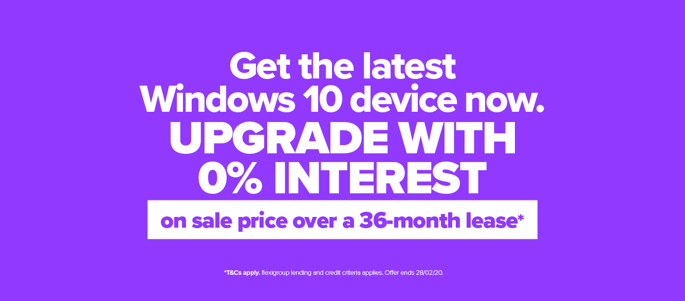 Upgrade with 0% interest